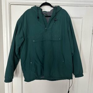 vintage jcrew fleece water resistant quarter zip